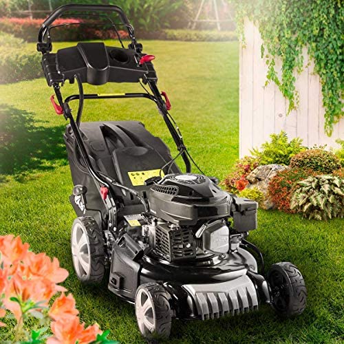 BRAST Benzin Rasenmäher 3,5kW(4,76PS) Radantrieb Elektrostart 46cm